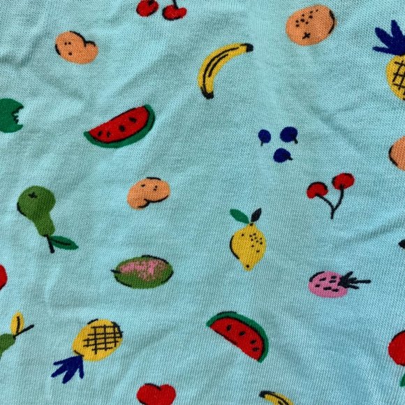 HANNA ANDERSSON Girls Fruit Dress 130 8 Cotton Summer Watermelon Girl Slipover - Picture 6 of 8